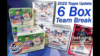 2022 Topps UPDATE JUMBO + SAPPHIRE 6 Box Team Break #3 eBay 02/06/23