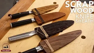 Scrap Wood Travel Knife Sheath