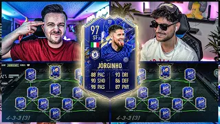 FIFA 22: TOTY JORGINHO STRIKER Squad Builder BATTLE ⭐️ SBB vs EliasN97 🔥