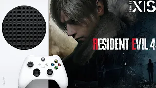 Resident Evil 4 Remake Demo ХОТЕЛОСЬ БЫ ЛУЧШЕ Xbox Series S 1440p 40 FPS 1080p 60 FPS