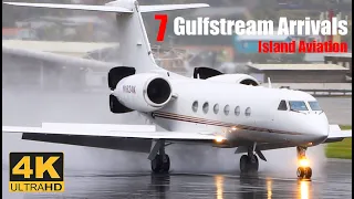 (7) Lovely Gulfstream Arrivals | G650 ER | | G550 | G-IV (SP) | St. Kitts Eastern Caribbean