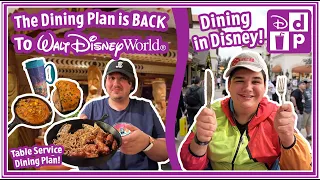 Disney Dining Plan is BACK! | What's Included & Is It Worth It? | Disney World Dining 2024