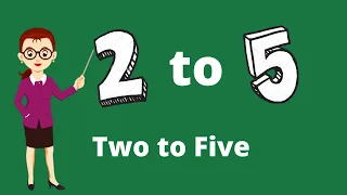 Table of 2 to 5 | Rhythmic Table of Two to Five | Learn Multiplication Table of 2 to 5 | kidstarttv