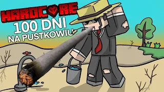 NOLIF PRZERÓBKA! SPEEDRUNNER VS 100 DNI NA PŁASKIM PUSTYNNYM ŚWIECIE!