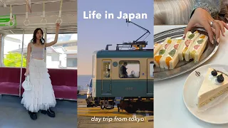 Life in Japan | dreamy day trip from Tokyo, japan food trip, Kamakura vlog!