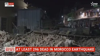At least 296 people dead after 6.8 magnitude earthquake in Morocco