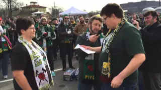 Wedding Ceremony At MLS Cup In Columbus