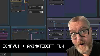 ComfyUI - HotShotXL using Input Footage with Depth ControlMaps into AnimateDiff