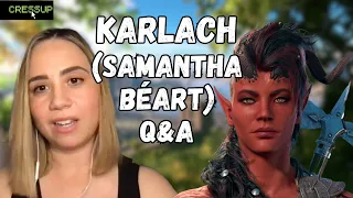 Karlach actor Samantha Béart on fan reaction, game endings & character crushes (no spoilers!)