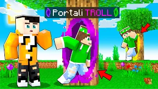 HO GIOCATO A NASCONDINO CON I PORTALI TROLL su MINECRAFT!