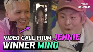 [C.C.] A video call with BLACKPINK's JENNIE #BLACKPINK #JENNIE #WINNER #MINO