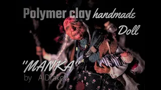 Polymer Clay Doll/ HANDMADE/ ASMR