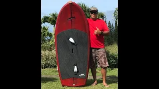 Foil Drive SUP downwinder in memory of Randy Hillen