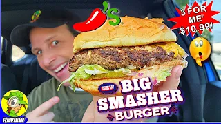 Chili's® Big Smasher Burger Review 👊💥🍔 3 For Me® Menu For The Win?! 🤔 Peep THIS Out! 🕵️‍♂️