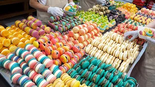 Awesome! Making various Korean-style macarons sold by 1,000 pieces a day