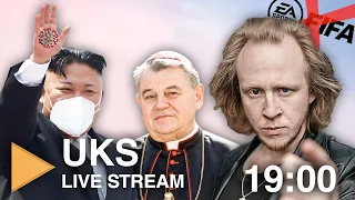 Stand-up Štěpána Kozuba, nástupce kardinála Duky, covid v KLDR, konec série Fifa a další | UKS Live