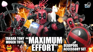 WE.FINALLY.HAVE.GUNS! Takara Tony / MugenToys Maximum Effort Deadpool Accessory Set Detailed Review