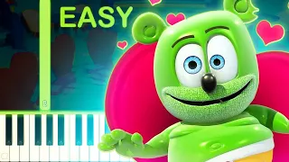 La La La I Love You | GUMMY BEAR - EASY Piano Tutorial