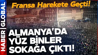 Almanya Karıştı! Yüz Binlerce Kişi Sokağa Çıktı! Ülkede Büyük Protesto Var! Fransa Harekete Geçti!