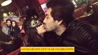 Sanaya Irani and Mohit Sehgal ring in New Year with a kiss