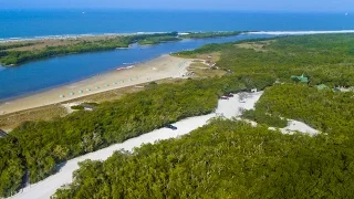 Exclusive 4k Aerial Video of Tigertail Beach on Marco Island, FL