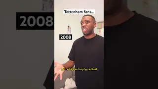 Tottenham fans 2008 vs 2023… #shorts