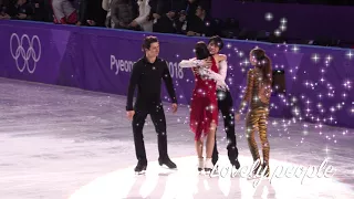 (4k) Tessa Virtue and Yuzuru Hanyu "Hug" at the Winter Olympics 2018 Gala finale