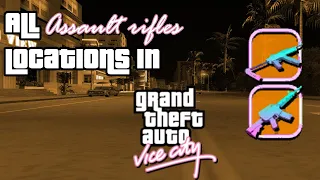 GTA Vice City - All Assault rifles locations (M4 & Kruger)