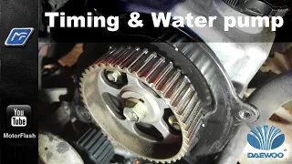 Daewoo Matiz -  Timing and Water pump Replacement / Výměna Rozvodů a Vodní pumpy
