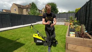 Ryobi 36v Lawn Mower & Grass Trimmer Review - Part 2 - Garden