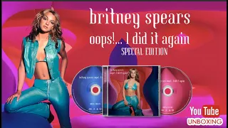 Britney Spears "Oops!... I Did It Again" Special Edition Cd + Dvd Unboxing