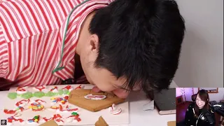 Natsumiii (Wendy) Reacts to OFFLINETV GINGERBREAD HOUSE CONTEST