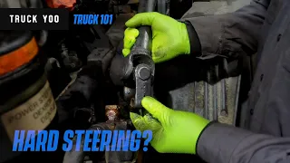 Hard Steering? Check This. Don't loose control of your truck