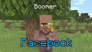 Social Media Portrayed by Minecraft