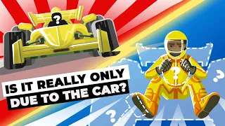 How To Win In Formula One: Is It The Driver Or The Car? | Engine Racing Infographics