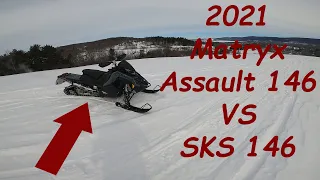 2021 Polaris Matryx Assault 146 Live Review/  SKS 146 Comparison