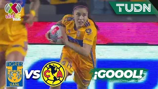 ¡GOOL MILAGROSO! ¡GOOL de Ovalle! | Tigres 1-0 América | Liga Mx Femenil - CL2024 Semis | TUDN