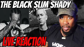 THE BLACK SLIM SHADY - EMINEM DISS - LIVE REACTION