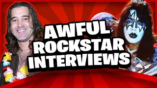 10 AWFUL Rock Star Interviews