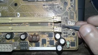 How to repair No display computer motherboard