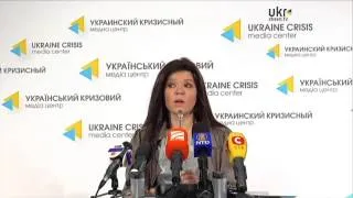 Ruslana. Ukraine Crisis Media Center. March 24, 2014