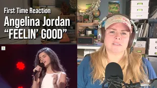 A Mind-Blowing Performance of "Feelin' Good" by Angelina Jordan at age 10! FIRST REACTION