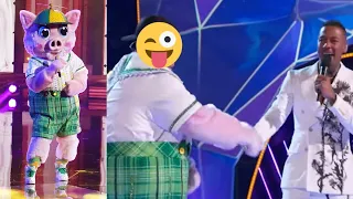 The Masked Singer - The Piglet (Performances + Reveal) 🐷