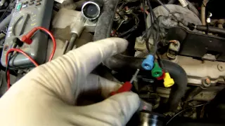 Test injector resistance on a 7.3 liter Ford Powerstroke