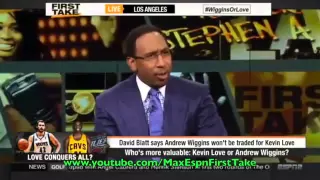 Espn First Take   More Valuable Kevin Love Or Andrew Wiggins