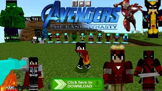 Avengers Addon For Minecraft Pe|LEGEND £vil|