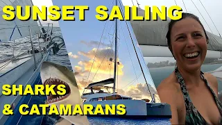 Lagoon 77' Ultimate Catamaran Yacht Tour + Shark ATTACK! [Ep. 25]