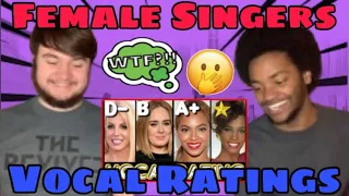 FEMALE SINGERS - "VOCAL RATINGS!" REACTIONS