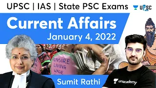 Daily Current Affairs In Hindi By Sumit Rathi | 4th January 2023 | The Hindu, PIB for IAS