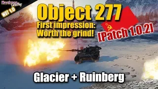 WOT: Object 277, Tier X Soviet Heavy Tank on test Server, Update 1.0.2, WORLD OF TANKS